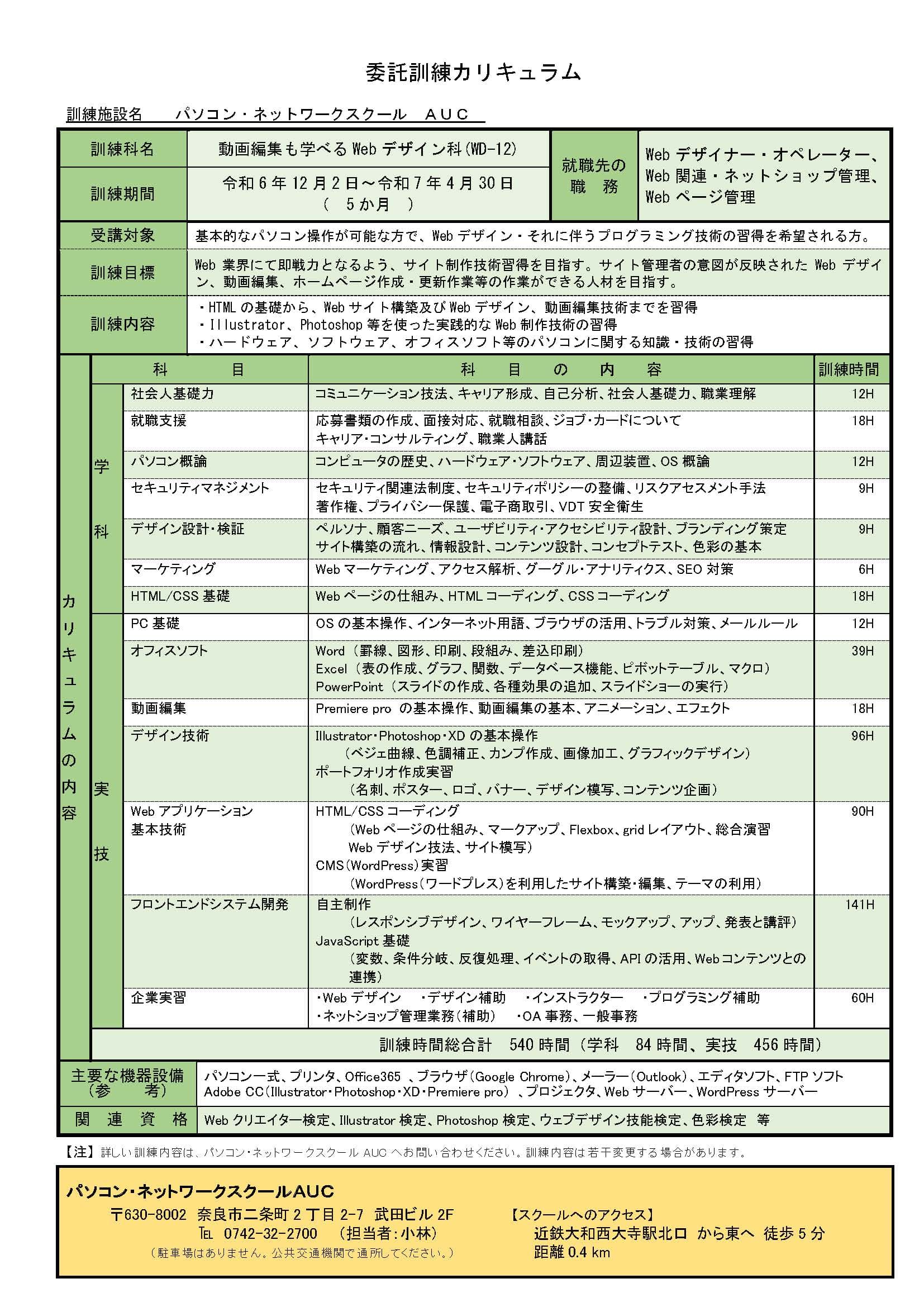 WEBクリエイター科